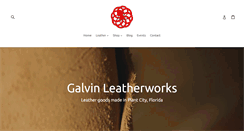 Desktop Screenshot of galvinleatherworks.com