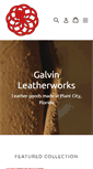 Mobile Screenshot of galvinleatherworks.com